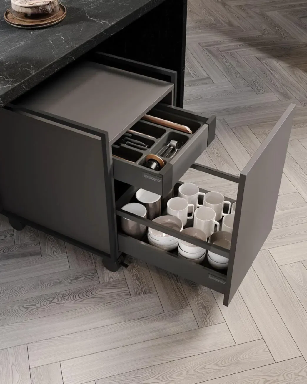 İç Çekmeceli Depolama Arabası