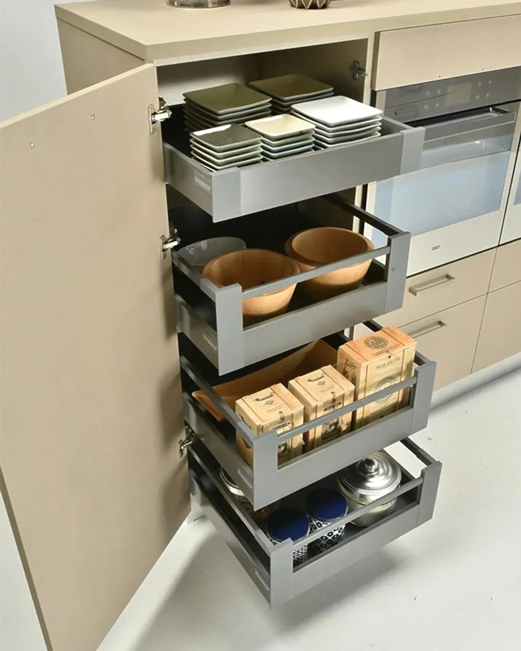 Antaro İç Çekmeceli Yarım Boy Dolap