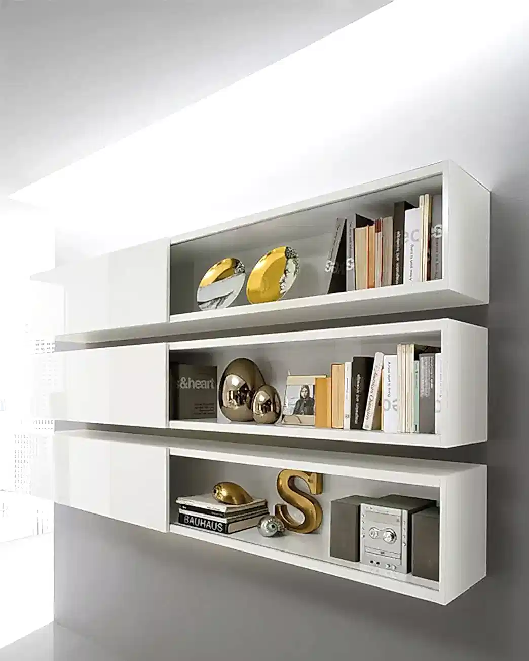 Kayar Kapaklı Üst Dolap