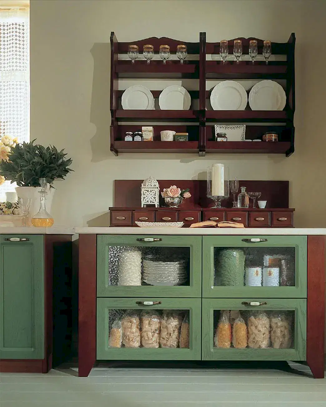 Ahşap Baharatlık Rafı