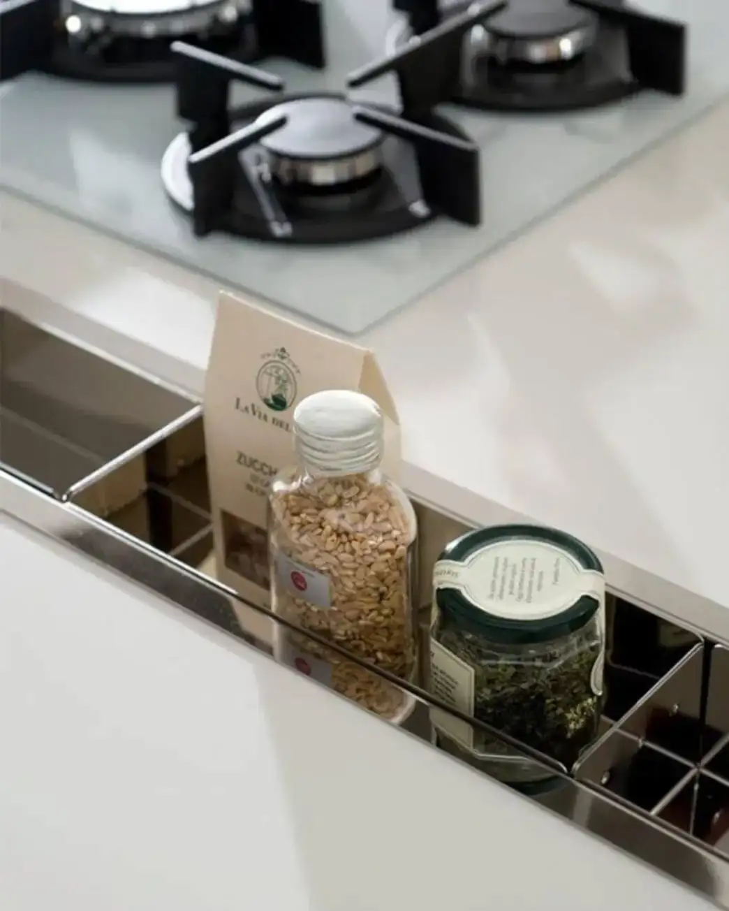 Tezgah Üstü Çelik Aksesuar Haznesi