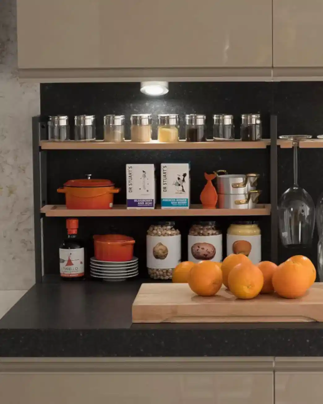 Tezgah Üstü Duvar Tipi Raf Seti