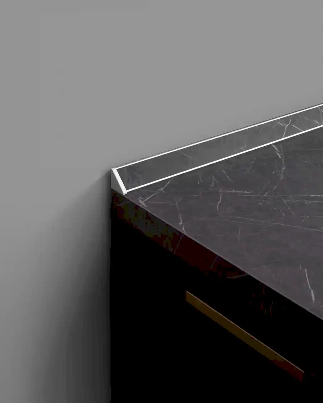 Laminat Geçmeli Alüminyum Süpürgelik