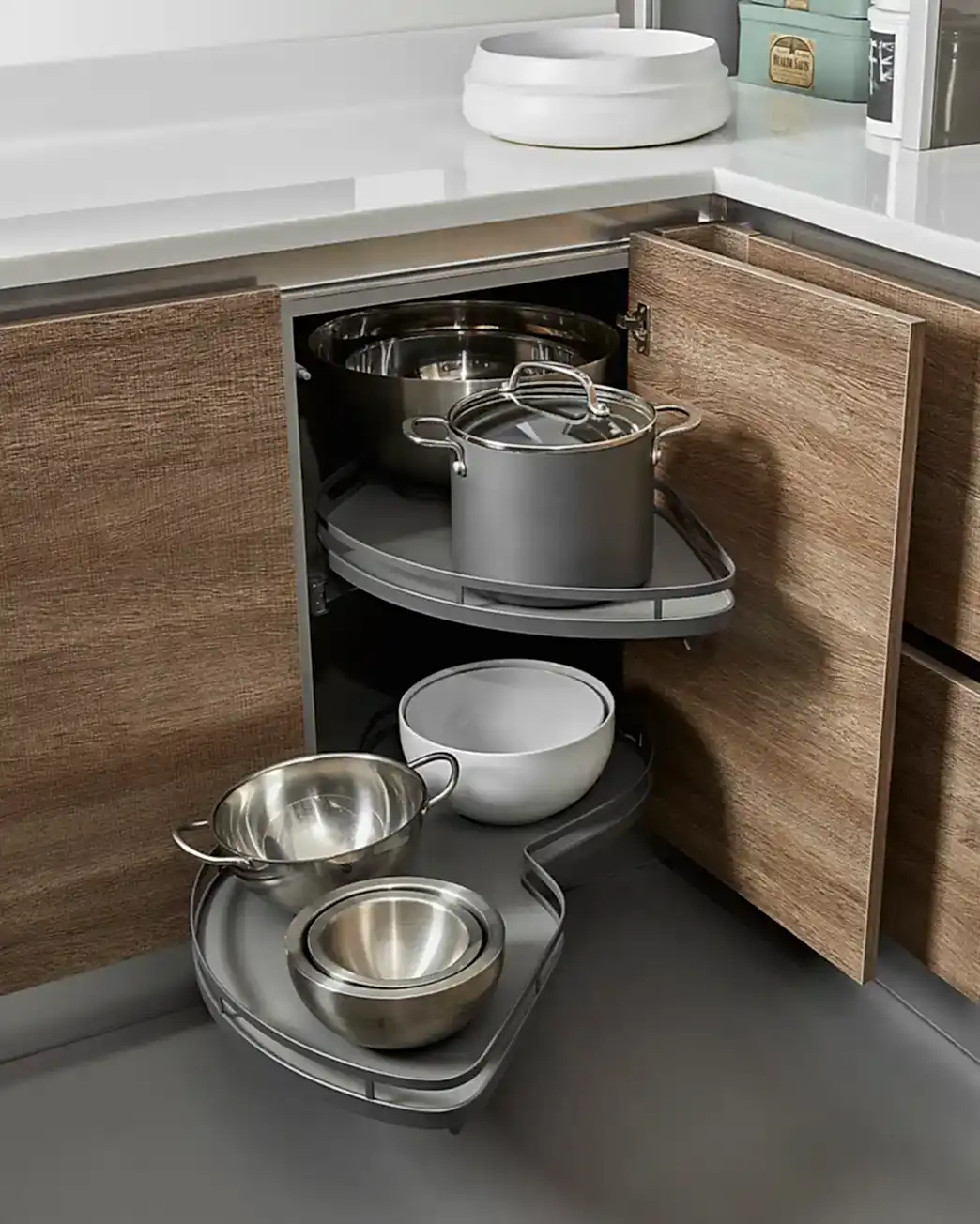 Ergo Kayar Kiler Köşe Alt Dolap