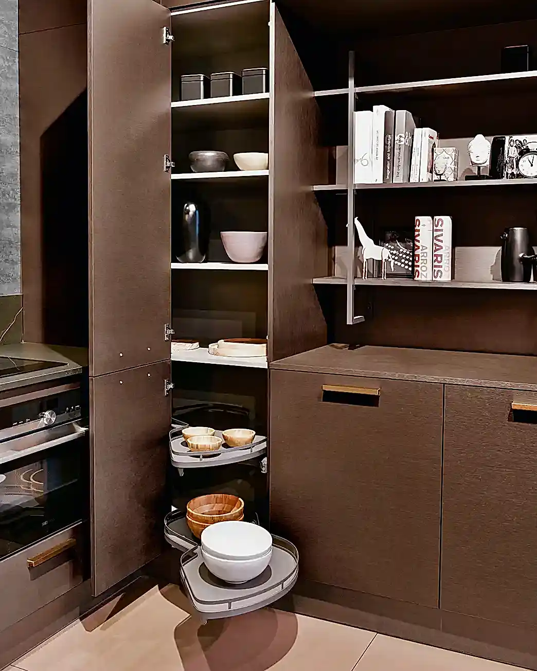 Ergo Kayar Kiler Köşe Boy Dolap