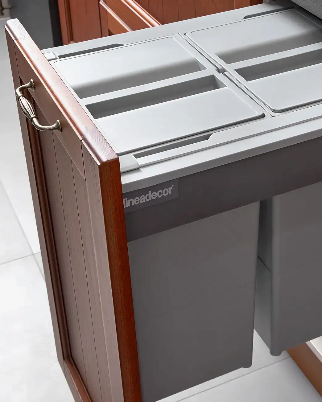 Antaro Sürgülü Çöp Kovalı Alt Dolap